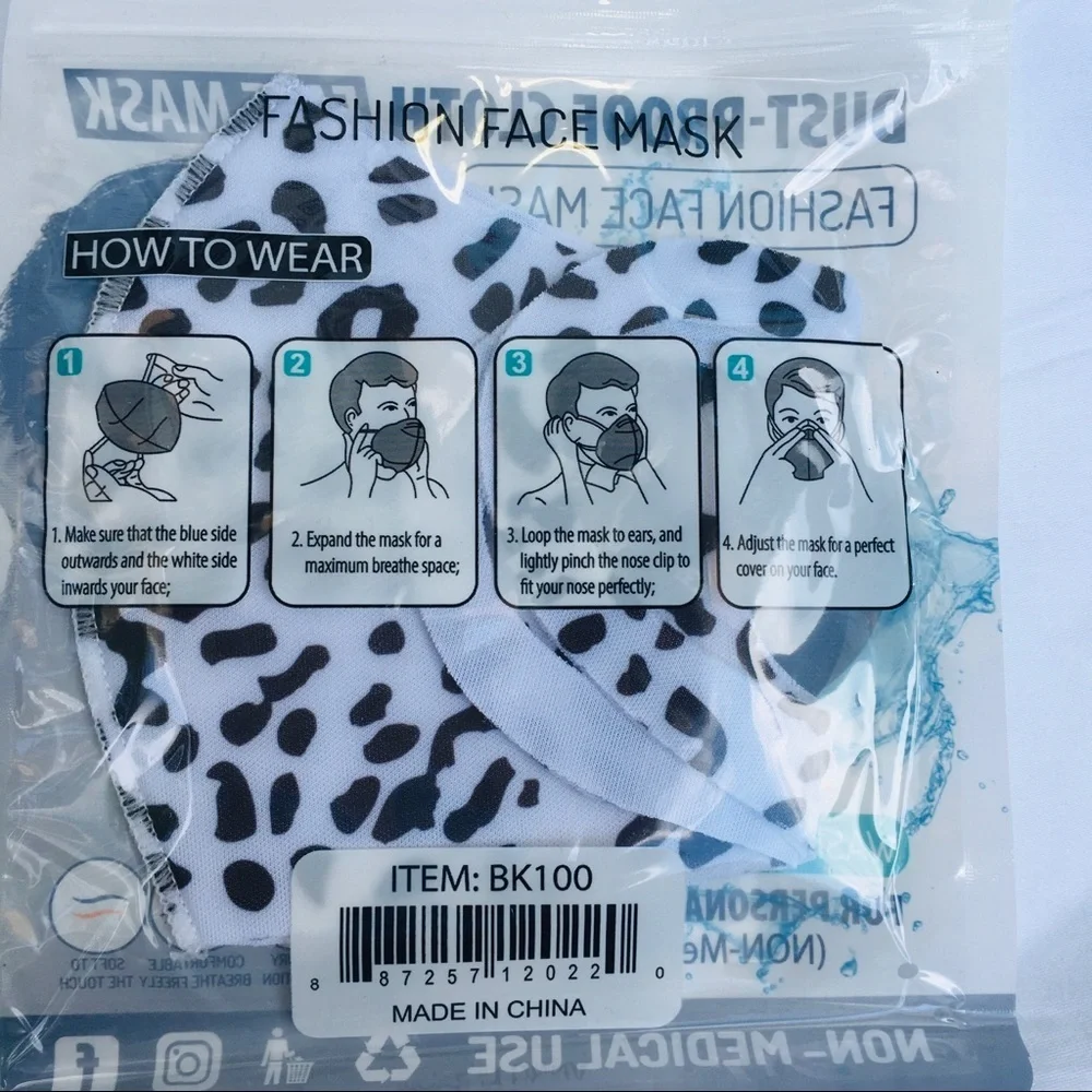 FACE MASK & FACE SHIELD!! BRAND NEW IN PACKAGING!
